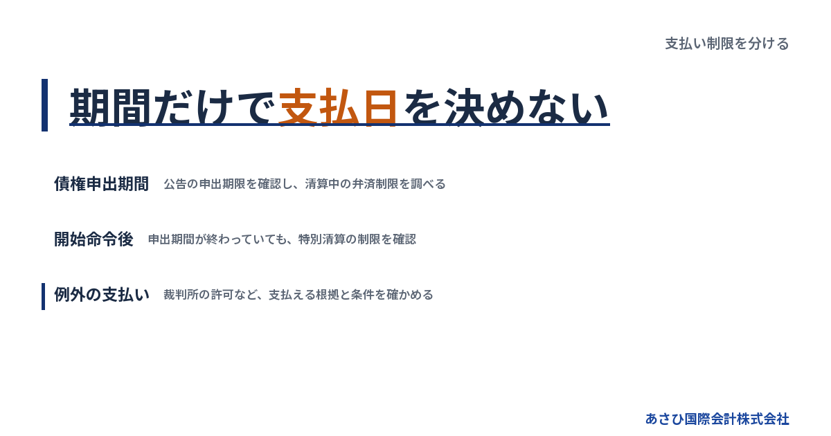 期間だけで支払日を決めない